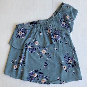 Women’s Kendall & Kylie Floral One Arm Top XS